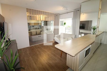 Sala de apartamento para alugar com 1 quarto, 45m² em Parque Residencial Aquarius, São José dos Campos