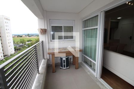 Sala de apartamento para alugar com 1 quarto, 45m² em Parque Residencial Aquarius, São José dos Campos