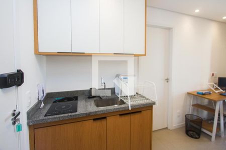 Sala/Cozinha de apartamento para alugar com 1 quarto, 33m² em Jardim das Acacias, São Paulo