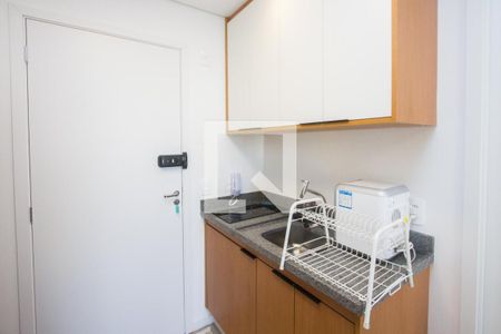 Sala/Cozinha de apartamento para alugar com 1 quarto, 33m² em Jardim das Acacias, São Paulo