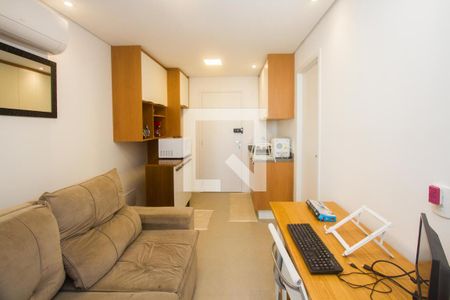 Sala/Cozinha de apartamento para alugar com 1 quarto, 33m² em Jardim das Acacias, São Paulo