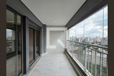 Varanda de apartamento para alugar com 2 quartos, 77m² em Indianópolis, São Paulo