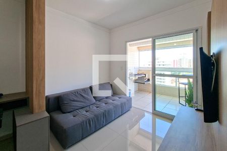 Sala de apartamento para alugar com 2 quartos, 90m² em Canto do Forte, Praia Grande