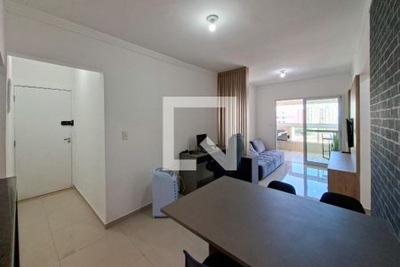 Sala de apartamento para alugar com 2 quartos, 90m² em Canto do Forte, Praia Grande