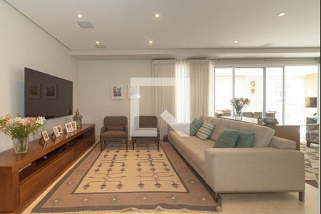 Sala de apartamento à venda com 4 quartos, 161m² em Campo Belo, São Paulo