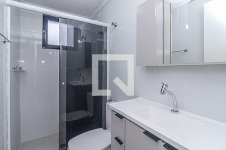 banheiro social_1 de apartamento à venda com 2 quartos, 50m² em Jardim Celeste, São Paulo