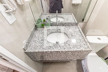 Banheiro de apartamento para alugar com 1 quarto, 25m² em Mooca, São Paulo