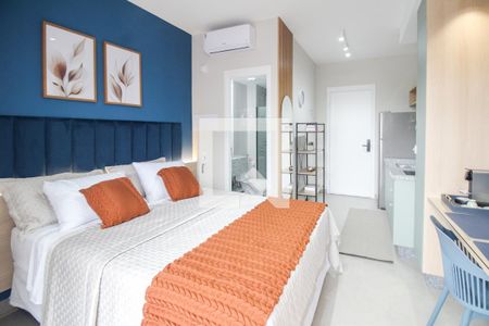 Sala/Quarto/Cozinha de kitnet/studio para alugar com 1 quarto, 25m² em Mooca, São Paulo