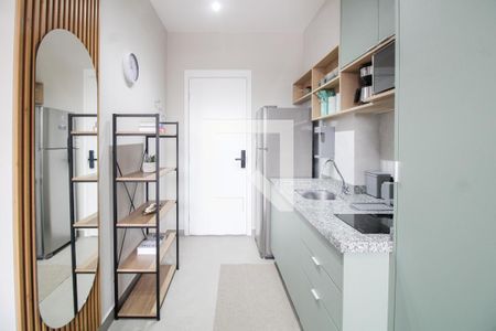 Sala/Quarto/Cozinha de kitnet/studio para alugar com 1 quarto, 25m² em Mooca, São Paulo