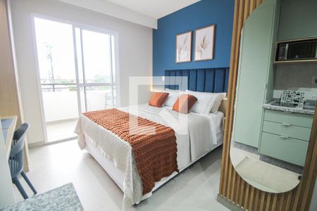 Sala/Quarto/Cozinha de kitnet/studio para alugar com 1 quarto, 25m² em Mooca, São Paulo