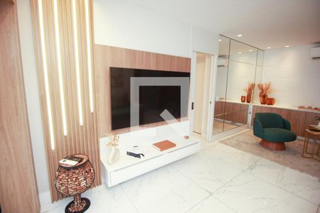 Sala de apartamento para alugar com 3 quartos, 113m² em Vila Assunção, Santo André