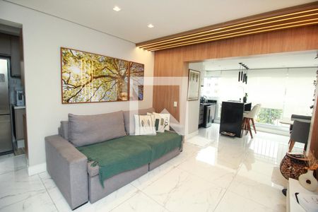 Sala de apartamento para alugar com 3 quartos, 113m² em Vila Assunção, Santo André