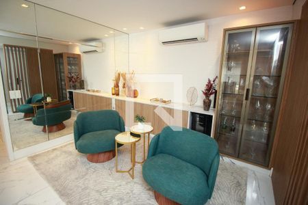 Sala de apartamento para alugar com 3 quartos, 113m² em Vila Assunção, Santo André