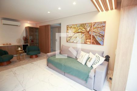 Sala de apartamento para alugar com 3 quartos, 113m² em Vila Assunção, Santo André
