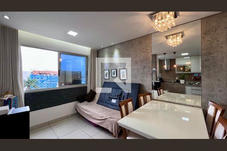 sala  de apartamento à venda com 2 quartos, 59m² em Liberdade, Belo Horizonte