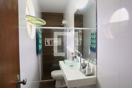 Banheiro da Suíte de apartamento à venda com 3 quartos, 90m² em Santa Ines, Belo Horizonte