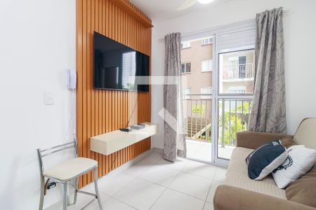 Sala de apartamento para alugar com 1 quarto, 35m² em Jardim Caravelas, São Paulo