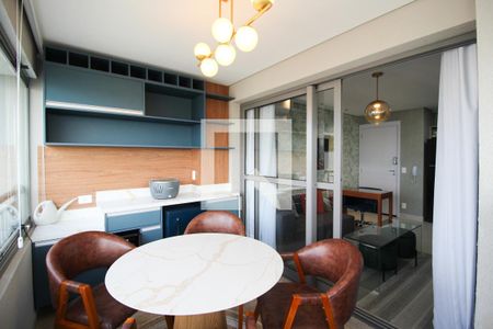 Varanda de kitnet/studio para alugar com 1 quarto, 41m² em Planalto Paulista, São Paulo