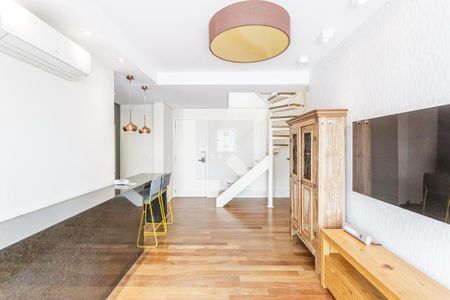 Sala de apartamento para alugar com 1 quarto, 125m² em Vila Nova Conceição, São Paulo