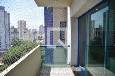 Varanda da Sala de apartamento para alugar com 4 quartos, 191m² em Vila Valparaíso, Santo André