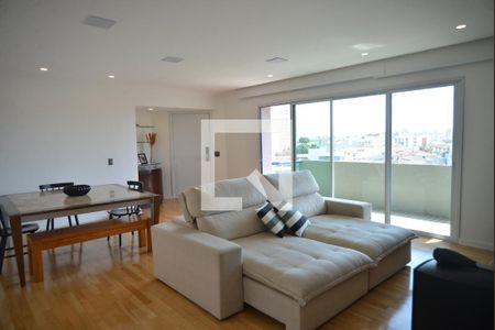 Sala de apartamento para alugar com 4 quartos, 191m² em Vila Valparaíso, Santo André