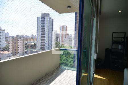 Varanda da Sala de apartamento para alugar com 4 quartos, 191m² em Vila Valparaíso, Santo André