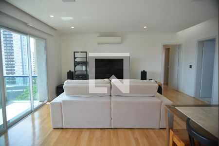 Sala de apartamento para alugar com 4 quartos, 191m² em Vila Valparaíso, Santo André