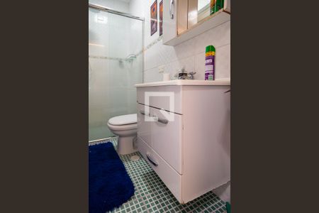 Banheiro de kitnet/studio para alugar com 1 quarto, 34m² em Bela Vista, São Paulo