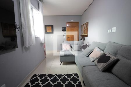Sala de apartamento à venda com 2 quartos, 87m² em Parque Erasmo Assunção, Santo André