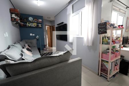 Sala de apartamento à venda com 2 quartos, 87m² em Parque Erasmo Assunção, Santo André