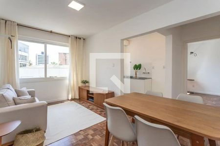 Sala de apartamento para alugar com 1 quarto, 40m² em Petrópolis, Porto Alegre