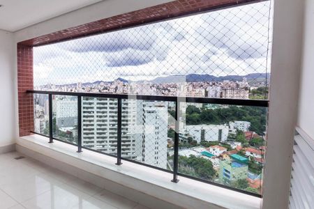 Varanda da Sala de apartamento à venda com 2 quartos, 110m² em Luxemburgo, Belo Horizonte