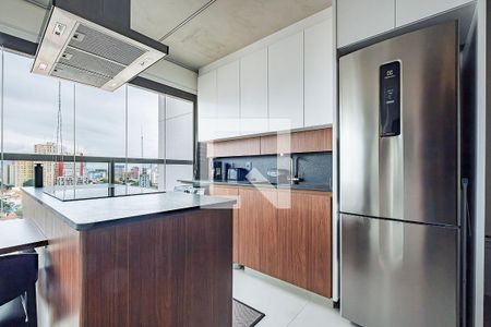 Sala/Cozinha de apartamento à venda com 1 quarto, 51m² em Vila Anglo Brasileira, São Paulo