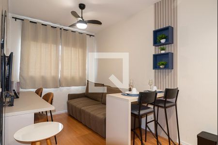 Sala de apartamento à venda com 1 quarto, 24m² em Bela Vista, São Paulo