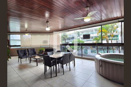 Varanda  de apartamento à venda com 3 quartos, 184m² em Recreio dos Bandeirantes, Rio de Janeiro