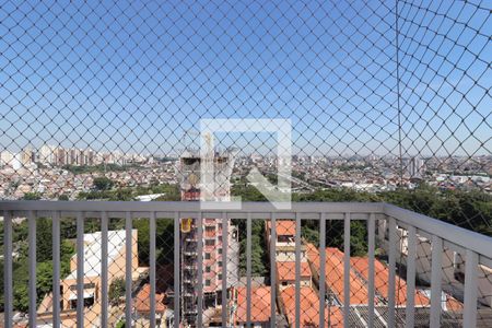 Sacada da Sala de apartamento para alugar com 2 quartos, 55m² em Vila Príncipe de Gales, Santo André