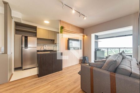 Sala de apartamento para alugar com 2 quartos, 70m² em Santo Amaro, São Paulo