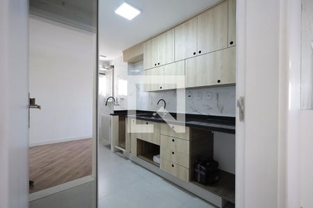 Cozinha de apartamento para alugar com 2 quartos, 50m² em Parque Erasmo Assunção, Santo André