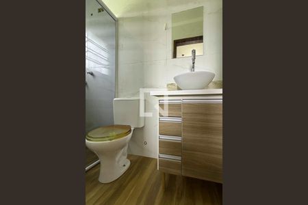 Banheiro da Suíte  de apartamento para alugar com 3 quartos, 60m² em Paulicéia, São Bernardo do Campo