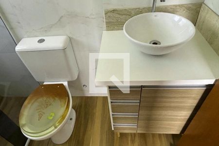 Banheiro da Suíte  de apartamento para alugar com 3 quartos, 60m² em Paulicéia, São Bernardo do Campo