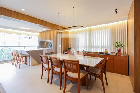 Sala de Jantar de apartamento à venda com 3 quartos, 141m² em Brooklin, São Paulo
