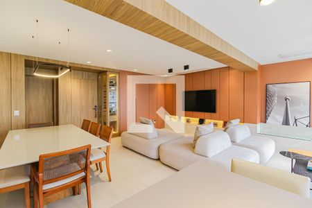 Sala de apartamento à venda com 3 quartos, 141m² em Brooklin, São Paulo