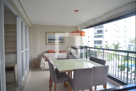 Varanda gourmet de apartamento para alugar com 4 quartos, 139m² em Vila Gilda, Santo André