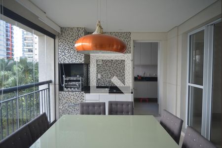 Varanda gourmet de apartamento para alugar com 4 quartos, 139m² em Vila Gilda, Santo André