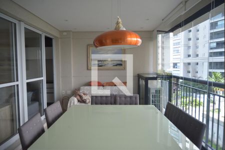 Varanda gourmet de apartamento para alugar com 4 quartos, 139m² em Vila Gilda, Santo André