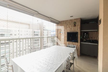 Varanda Gourmet  de apartamento para alugar com 3 quartos, 92m² em Tatuapé, São Paulo