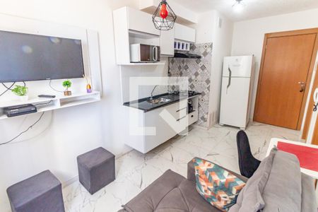 Sala/Cozinha de apartamento para alugar com 1 quarto, 25m² em Belenzinho, São Paulo