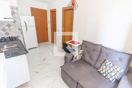 Sala/Cozinha de apartamento para alugar com 1 quarto, 25m² em Belenzinho, São Paulo