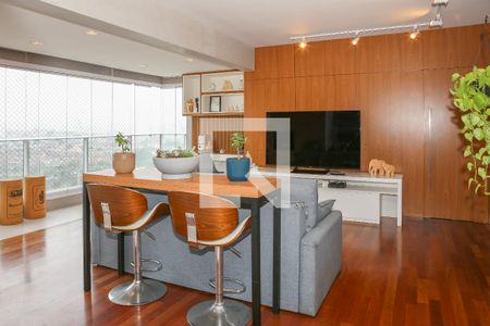 Sala de apartamento à venda com 2 quartos, 97m² em Vila Anastácio, São Paulo