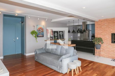 Sala de apartamento à venda com 2 quartos, 97m² em Vila Anastácio, São Paulo